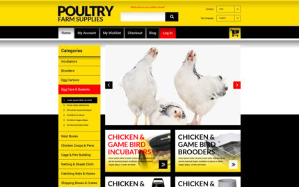 Chicken Farming Magento Theme