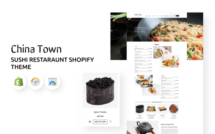 Tema Shopify Restoran Sushi - Pecinan