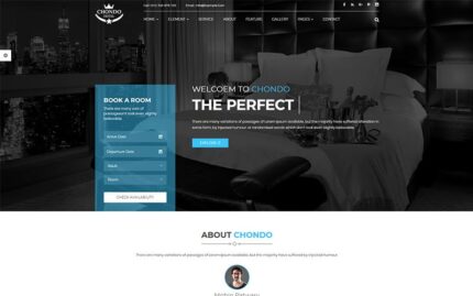 Chondo - Hotel HTML Website Template