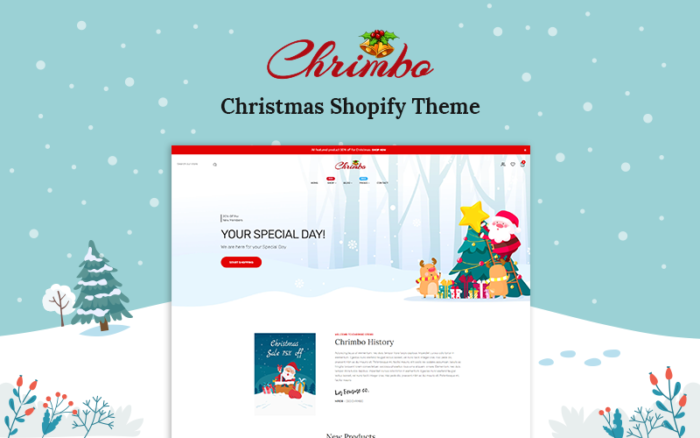 Chrimbo - Tema Shopify Natal