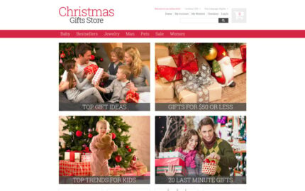 Christmas Gifts Magento Theme