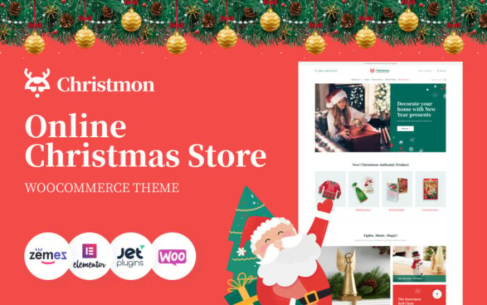 Christmon - Christmas Handicraft eCommerce Website WooCommerce Theme