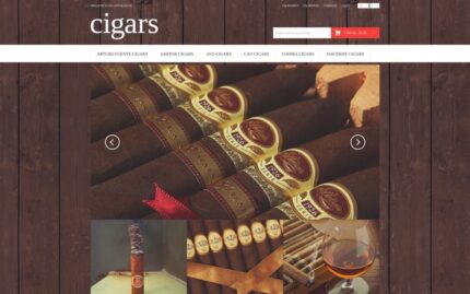 Cigar Flavor Magento Theme