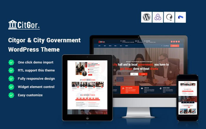 Citgor - Tema WordPress Pemerintah Kota