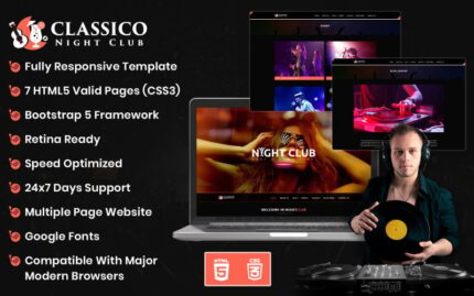 Classico Night Club HTML Template