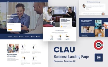 Clau – Business Landing Page Elementor Template Kit