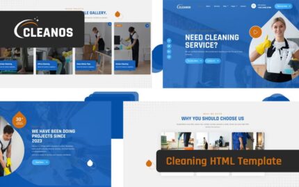 Cleanos - Template HTML untuk Pembersihan