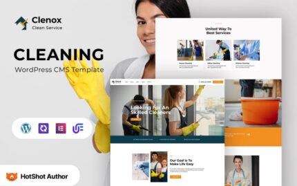 Cleanox - Cleaning & Maintenance Service WordPress Elementor Theme