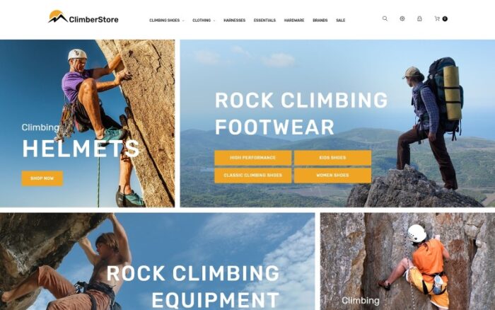 ClimberStore - Tema PrestaShop yang Memanjat Lebih Tinggi