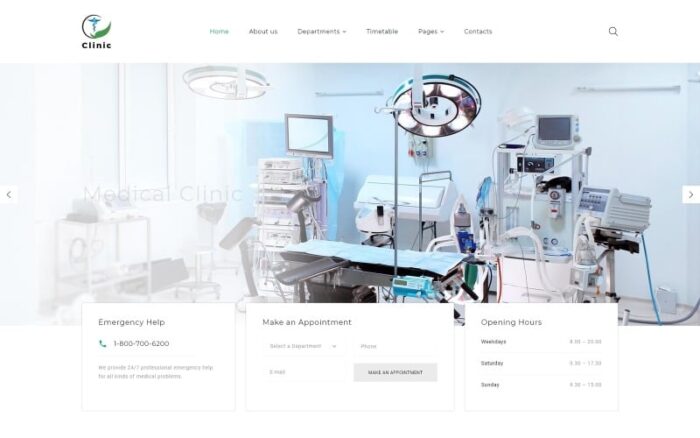 Klinik - Template Situs Web HTML5 Multihalaman Layanan Medis