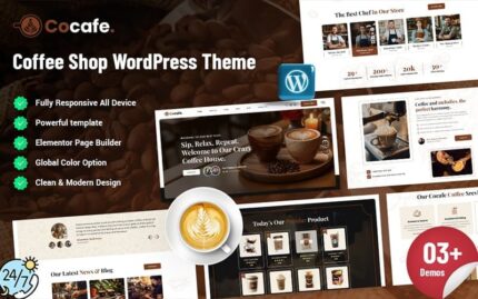 Cocafa - Tema WordPress Kedai Kopi