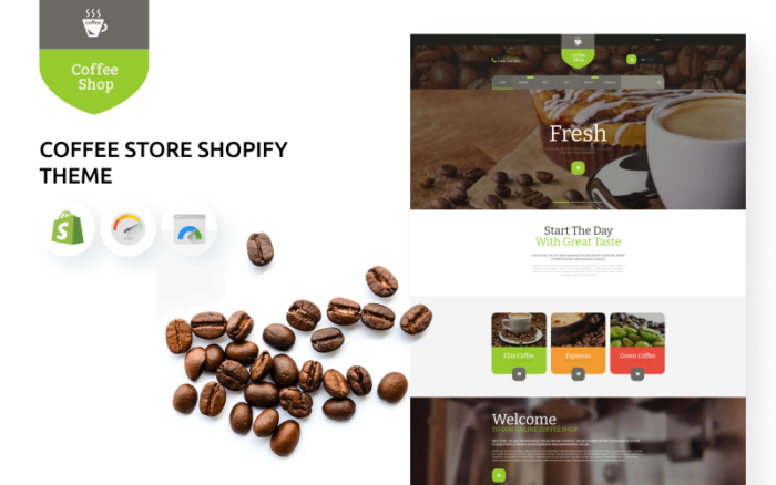 Tema Shopify Toko Kopi dan Barista