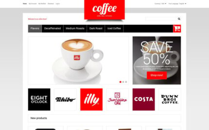 Coffee Store Magento Theme