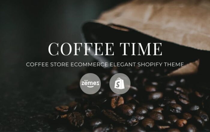 Coffee Time - Tema Shopify Elegan untuk Toko Kopi eCommerce