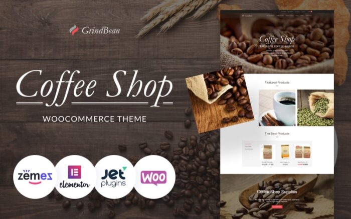 CoffeeShop - Tema WooCommerce Responsif