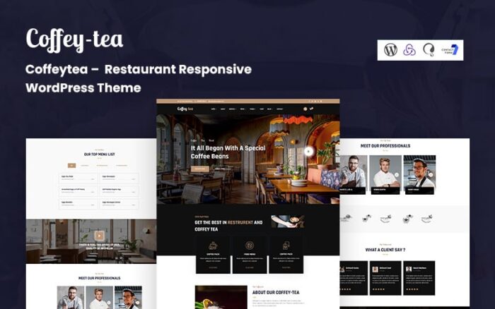 Coffeytea - Tema WordPress Responsif Restoran