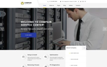 Compair - Template Joomla Bersih Komputer