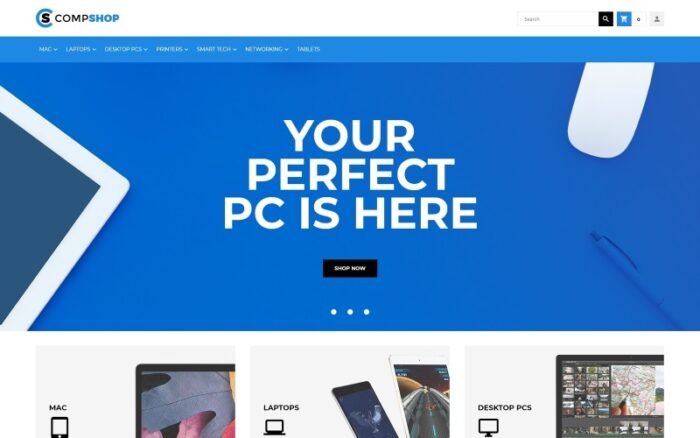 CompShop - Tema Magento Toko Komputer