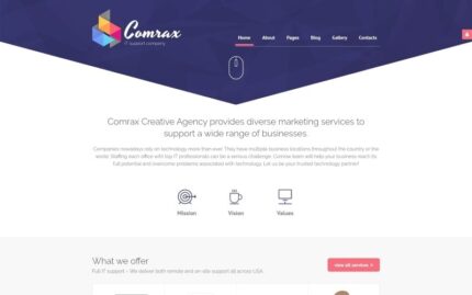 Comrax - IT Consulting Joomla Template