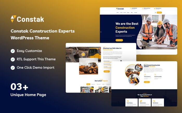 Constak - Tema WordPress Pakar Konstruksi