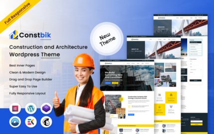 Constbik - Tema WordPress Konstruksi dan Arsitektur