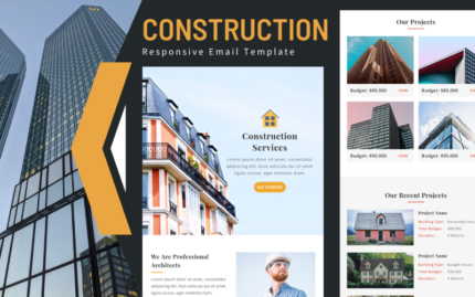 Construction – Multipurpose Responsive Email Template