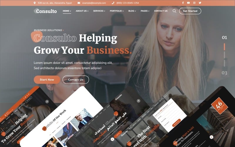 Consulto - Konsultasi Bisnis & Hukum Bootstrap 5 Template Situs Web HTML5 Responsif