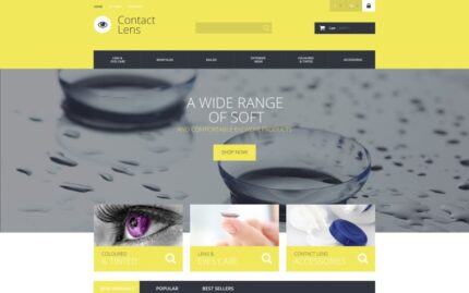 Contact Lens Technology PrestaShop Theme