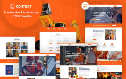 Context - Construction and  Architecture HTML5 Website Template