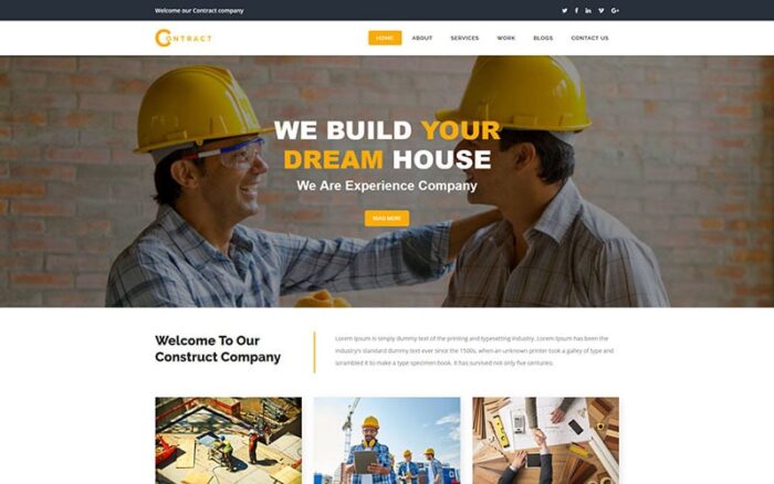 Contract - Construction HTML5 Template