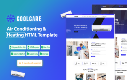 CoolCare - Template HTML Pendingin Udara & Pemanas