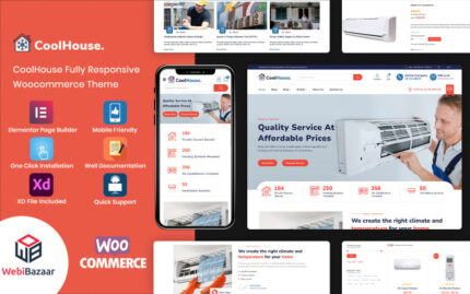 Coolhouse - Air Conditioning eCommerce WordPress Theme