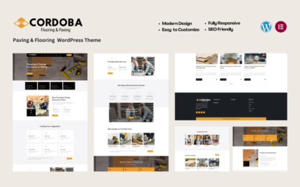 Cordoba - Flooring and Paving Services WP Theme