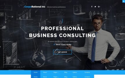 CorpoRational Inc - Template Joomla Konsultasi Bisnis