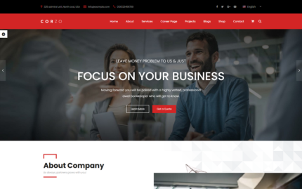 Corzo | Consulting Finance-Multipurpose Premium HTML5 Website Template