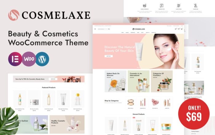 Cosmelaxe - Tema WooCommerce Toko Kecantikan dan Kosmetik