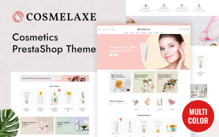 Cosmelaxe - Tema PrestaShop Toko Kosmetik dan Kecantikan