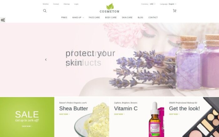 Cosmeton - Tema PrestaShop Perawatan Kulit