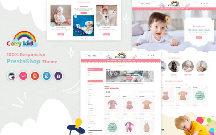 Cozykid - Template PrestaShop Responsif