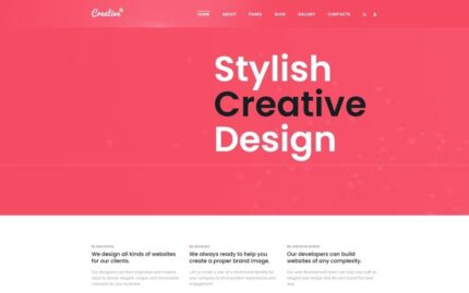 Creative - Web Design Studio Joomla Template