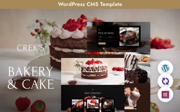 Creks - Tema WordPress Responsif Serbaguna untuk Kue dan Roti