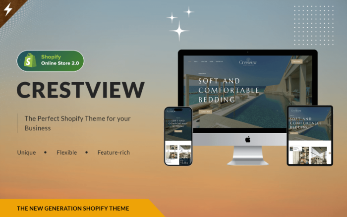 Crestview - Tema Shopify Toko Hotel & Resor