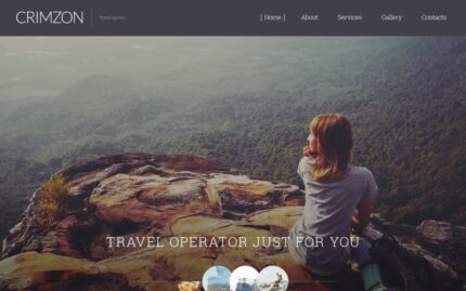 Crimzon Website Template