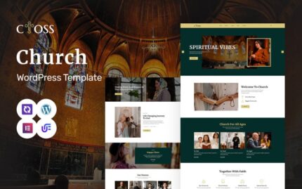 Cross - Church & Religion Elementor WordPress Theme