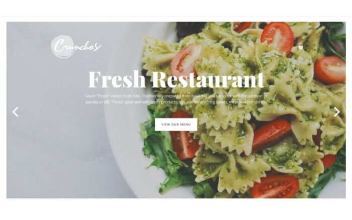 Crunchos - Tema WordPress Elementor Modern Siap Pakai untuk Restoran