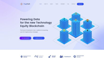 Crypcash - Tema WordPress untuk ICO, Bitcoin, dan Mata Uang Kripto