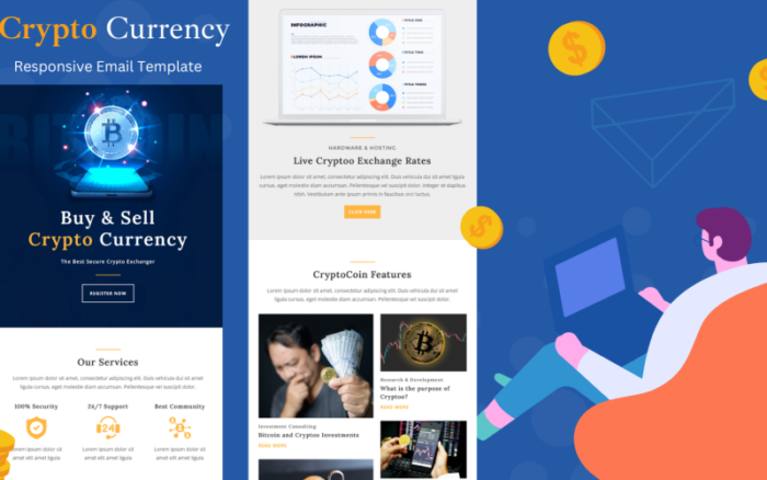 Crypto Currency – Multipurpose Responsive Email Template