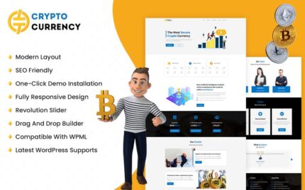 Crypto Currency WordPress Theme