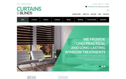 Curtains  Blinds Salon VirtueMart Template