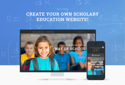 Scholary - Tema WordPress Sekolah Dasar - Fitur Gambar 1